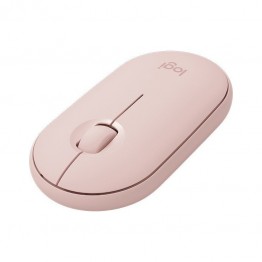 Mouse Logitech Pebble M350, Wireless, USB Receiver, Bluetooth, 1000 DPI, Rose